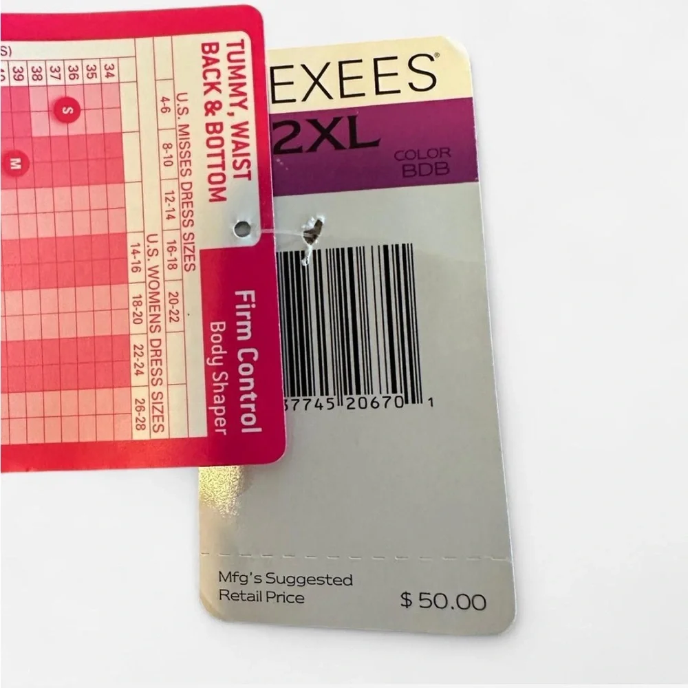 NWT 2XL SHAPEWEAR‎ Flexees by Maidenform Firm Control Body Shaper Nude Beige XXL - Picture 6 of 8